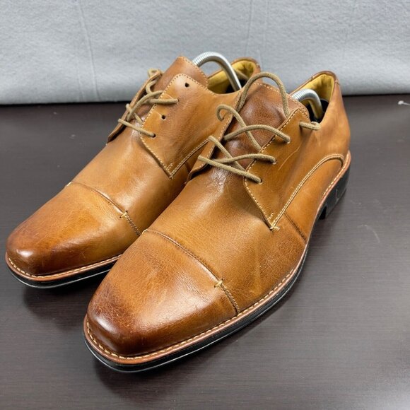 Sandro Moscoloni Other - Sandro Moscoloni Brown Leather Derby Dress Shoes Size 11